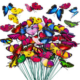 VGOODALL colorful butterfly stake pack brightens garden borders and planters.
