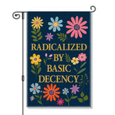 Vgrti garden flag front view with bold, outdoor-ready design