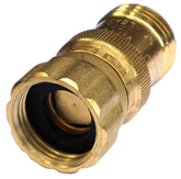 Vibrant Yard Company 15 psi brass regulator front view for drip irrigation