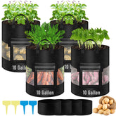 VICAMB potato grow bag 360° visibility for easy growth checks.