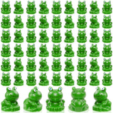 VICROIC mini resin frogs pack for versatile craft and decorative projects.