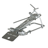Victor Easy Set Gopher Trap 0611 assembled outdoors, ready for immediate use