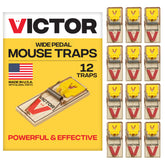 Victor M035-12 plastic pedal trap for quick indoor control