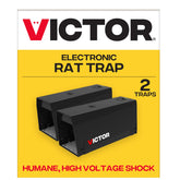Victor M241BSR-2 indoor electronic rat trap front view for humane quick catch