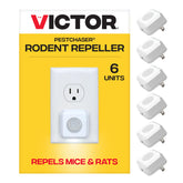 Victor PestChaser nightlight plugged in with soft glow for safe navigation