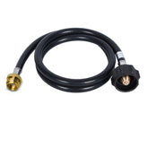 VIEAUBE 4-feet propane hose adapter with secure QCC1 connection for Mr. Buddy heaters.