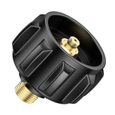 Vieaube QCC1 propane adapter with brass body for durable connections.