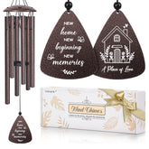 Vifoew bronze wind chime 32-inch for elegant home decor and relaxing outdoor ambiance