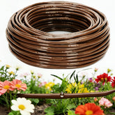 Vikua quarter-inch drip tubing with 6-inch emitters delivering efficient root watering.