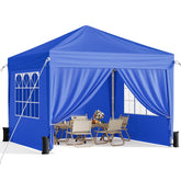 Vinabilia 10x10 pop-up canopy top view shows spacious shade for outdoor events