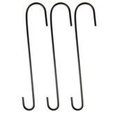 Vindar 12-inch S hook beside a bird feeder for easy hanging.