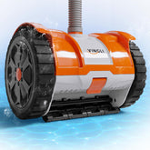 VINGLI automatic suction-side pool vacuum cleaner assembly demonstrates quick setup for busy weekends.