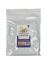 Violet Reign Naturals PKM-1 moringa seeds in resealable packaging for freshness