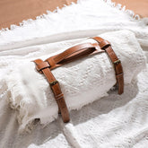 VitalCozy waterproof picnic blanket folded for travel and quick setup.