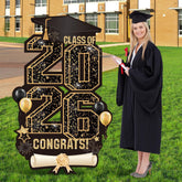 Vivantia 2026 yard sign with four panels for bold outdoor celebration.
