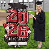 Vivantia 2026 graduation yard sign full assembly for easy outdoor display