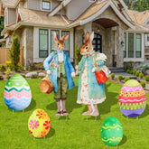 Vivantia Easter bunny large yard sign for outdoor greeting and lawn decor