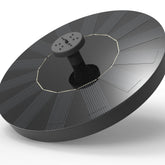 VIVII solar fountain pump assembly powering a vibrant garden water feature