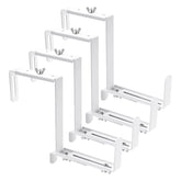 VIVIKEN adjustable planter bracket top view showing width adjustability for various pots.