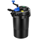 VIVOGROW Bio Pressure Pond Filter front view showing compact design and inlet/outlet