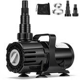 VIVOHOME 120W pump front view shows compact submersible design for ponds