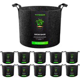 VIVOSUN 10-gallon grow bags pack for versatile container gardening.