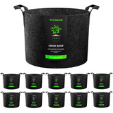 VIVOSUN 20-gallon grow bags ready for versatile outdoor planting with improved drainage.