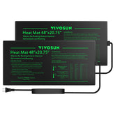 VIVOSUN 2-pack heat mats shown side by side for seedling germination