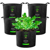 VIVOSUN 20-gallon grow bag side view highlights durable fabric for long-lasting use