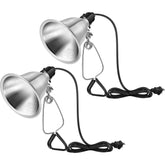 VIVOSUN 2-Pack clamp lamps with detachable reflector for versatile lighting setups