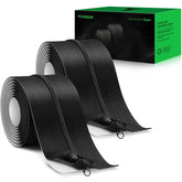 VIVOSUN self-adhesive zipper door 2-pack, closed, durable debris barrier access.