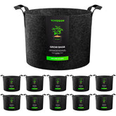 VIVOSUN 30-gallon grow bag close-up shows durable fabric for airflow