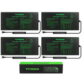 VIVOSUN four-pack heat mats laid flat for uniform warmth across trays