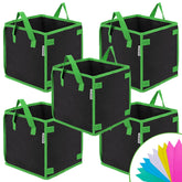 VIVOSUN square grow bags with handles for easy transport and space-saving setup