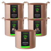 VIVOSUN 5-gallon grow bag with strap handles for easy transport and setup.