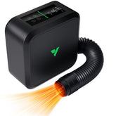 VIVOSUN AeroFlux heater front view showing compact footprint and warmth
