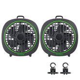 VIVOSUN AeroWave D4 clip fan setup for grow tent airflow and cooling.