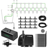 VIVOSUN automatic drip irrigation kit emitters provide precise watering with minimal waste.
