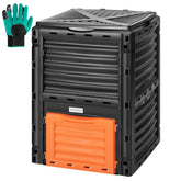 VIVOSUN 80-gallon compost bin top view highlighting large capacity for daily kitchen scraps.