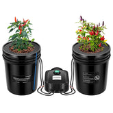 VIVOSUN DWC top drip kit setup; promotes efficient nutrient circulation.