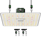 VIVOSUN LumaLight 100W panel delivers even full-spectrum light for indoor growth.