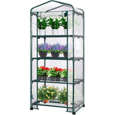 VIVOSUN mini greenhouse with clear cover for weather protection and light transmission