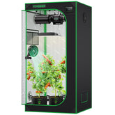 VIVOSUN S276 grow tent front view showing space and light containment
