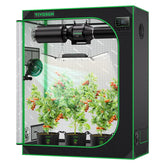 VIVOSUN S425 grow tent front view showing compact footprint and sturdy frame.