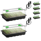 VIVOSUN seed-starter-trays-240-cell-kit enable efficient germination and organized batch planting.
