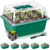 VIVOSUN seed starter trays with 72-cell dome for efficient germination