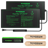 VIVOSUN seedling heat mat in front view for steady germination warmth.