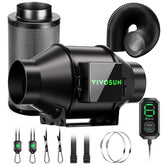 VIVOSUN Smart Air Filtration G4 Kit front view for efficient grow tent ventilation.