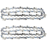 Vkinman 14-inch chain two-pack ready for quick replacement on compatible saws.