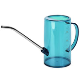 VKPLITE watering can with long spout in sky blue for precise watering of hanging plants